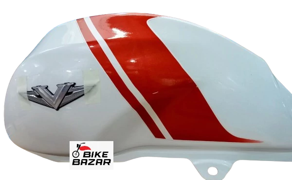 Bajaj V15 Original Fuel Tank(White Red)