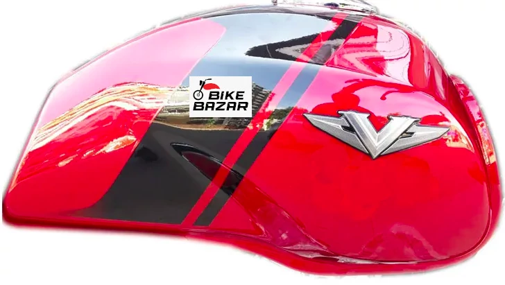 Bajaj V15 Original Fuel Tank(Red Black)
